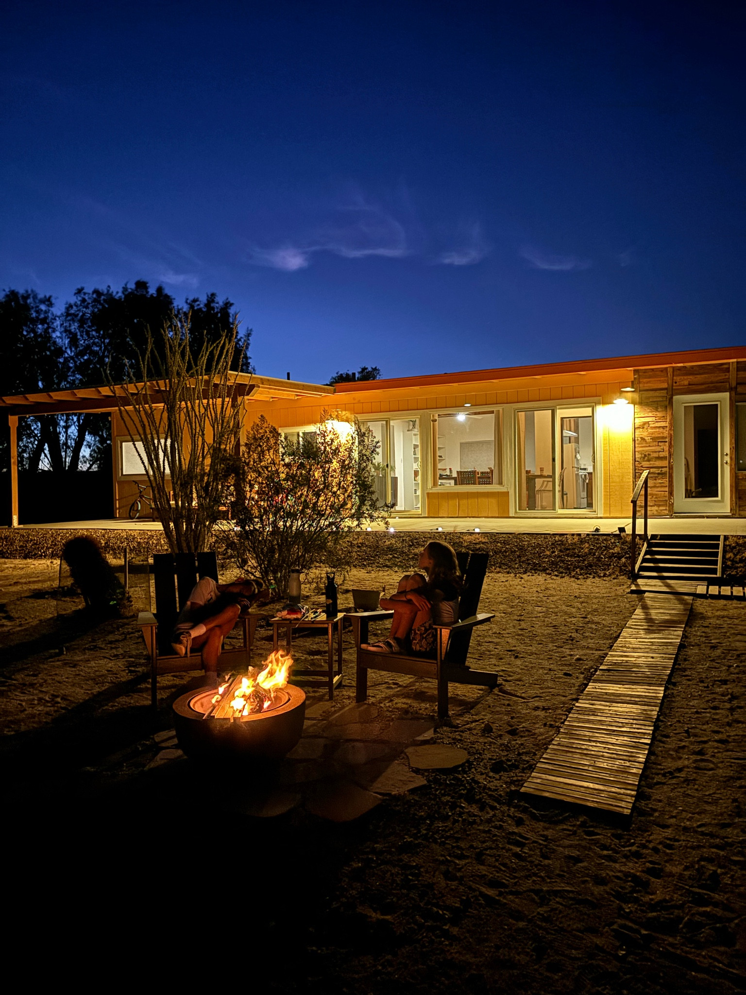Fire pit set up at the desert house.  This adirondack set from Walmart looks stylish and is durable.  The outdoors are very tough on furniture in the high desert so we wanted chairs that would last more than one season.  

#LTKTravel #LTKSeasonal #LTKHome