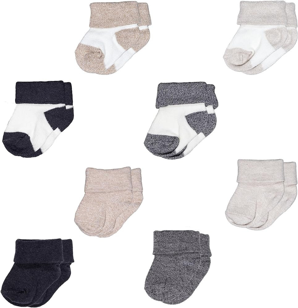 NEW YORK KNITS Mini Organics Unisex Baby Organic Cotton Socks, 0-12 Months | Amazon (US)
