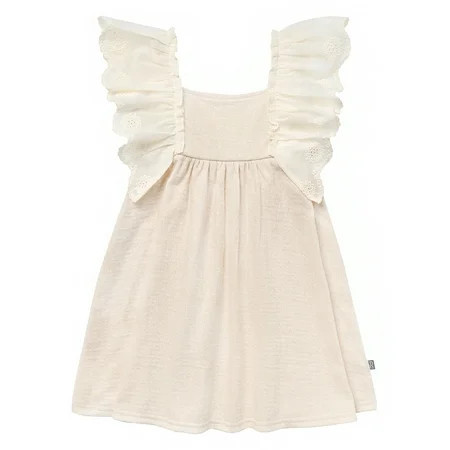 Modern Moments Toddler Girl Eyelet Ruffle Dress, Sizes 12M-5T | Walmart (US)