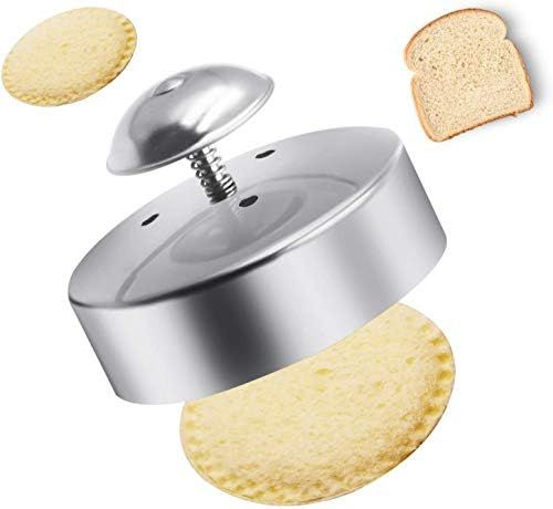FENDIC Sandwich Cutter and Sealer for Kids, 3-1/2 Inch Stainless Steel Round Sandwich Cutter, San... | Amazon (US)
