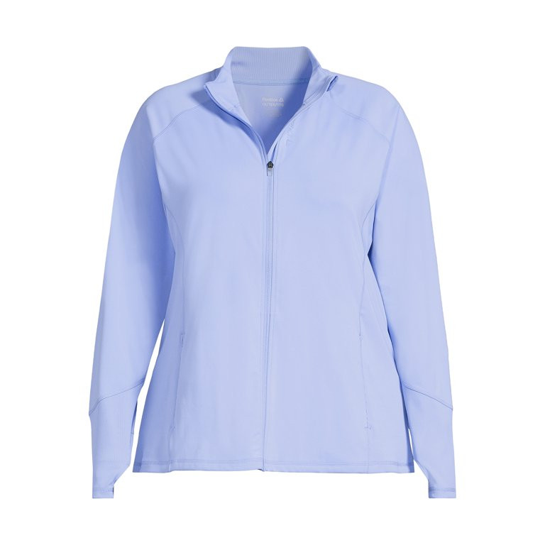 Reebok Women’s Plus Size Evolution Full Zip Performance Jacket with Pockets | Walmart (US)