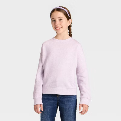 Girls' Pullover Sweatshirt - Cat & Jack™ | Target