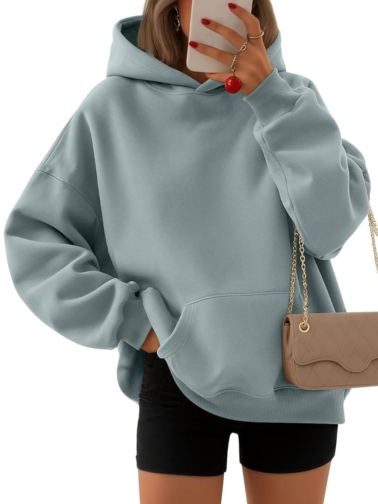EFAN Womens Hoodies Oversized Sweatshirts Pullover Fleece Sweaters Long Sleeve Winter Fall Outfit... | Amazon (US)