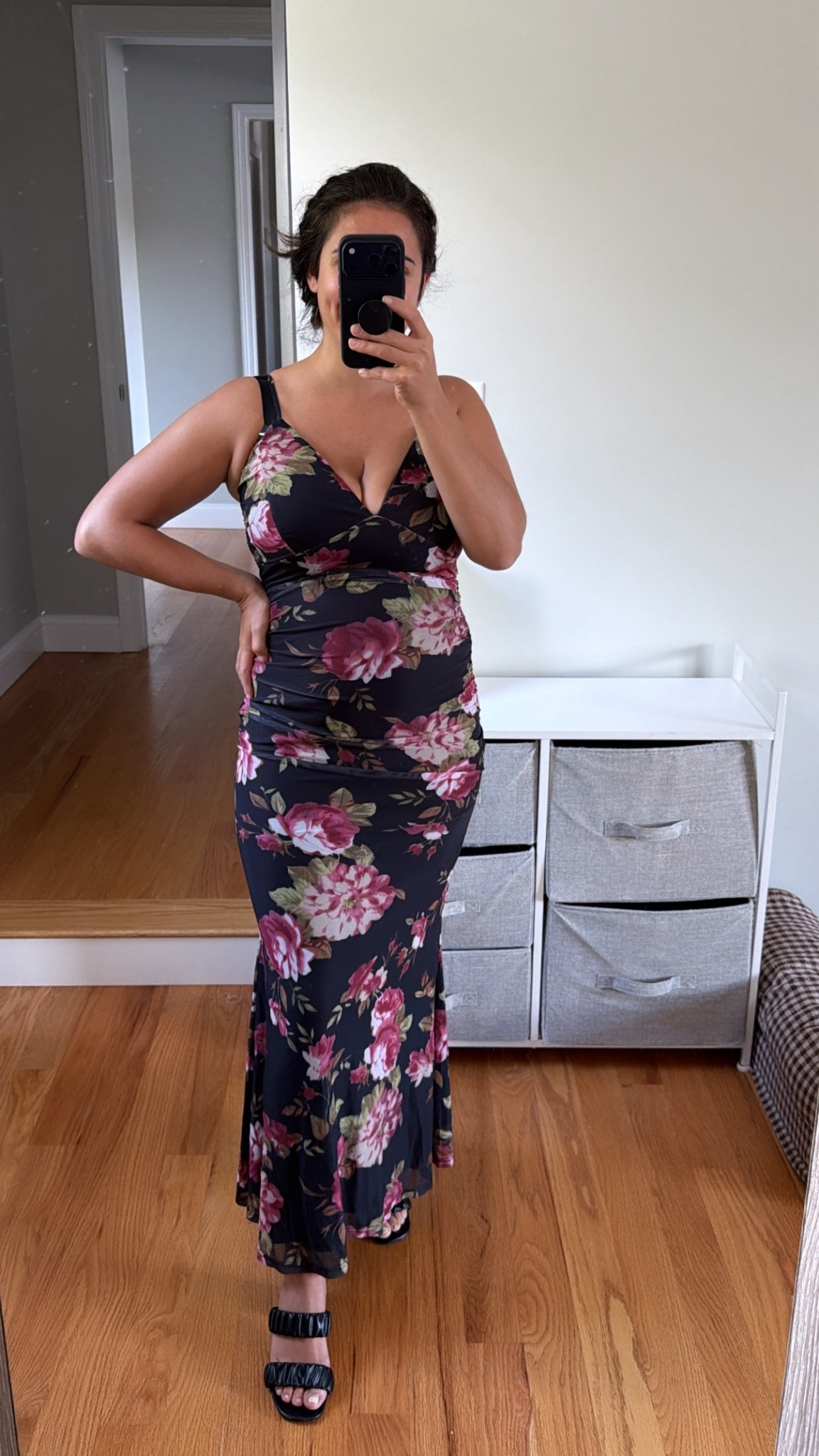 Black/pink/purple Floral formal maxi dress with spaghetti strap, ruched body and slight mermaid style - perfect wedding guest dress! 

#dress #formal #formaldress #semiformal #semiformaldress #wedding #weddingguest #weddingguestdress #guestofwedding #guestofweddingdress #floral #floraldress #longdress #ruched #rucheddress #spaghettistrap #amazon #amazonfind #amazonfashion #ltkfind #falldress #fallfashion #fallstyle #fallwedding #mermaidstyle #mermaiddress #postpartum #bumpfriendly #postpartumfriendly #bumpfriendlydress 

#LTKStyleTip #LTKWedding #LTKParties