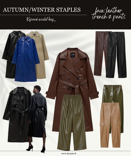 Staple pieces you need to elaborate your Autumn outfits : faux leather trench coats and faux leather pants and leggings ! 

Also included curvy , midsize and plussize friendly items 🧥👖 

#Kyzanéwouldbuy #staplespieces #capsulewardrobe #wardrobestaples #autumnoutfits #trenchcoat #leatherpants 

#LTKcurves #LTKSeasonal #LTKeurope