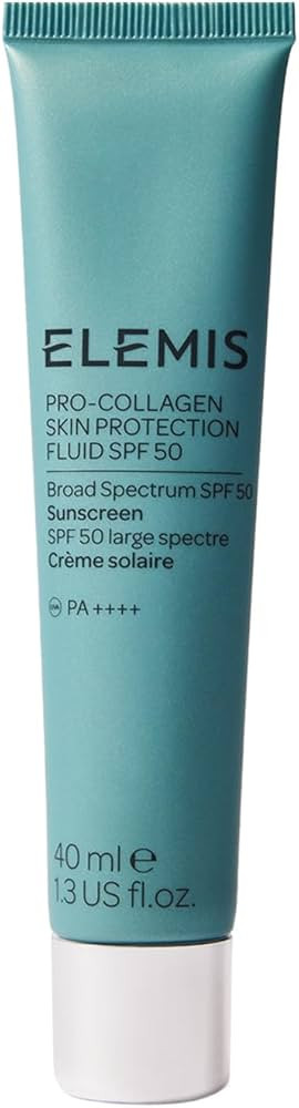 Elemis Pro-Collagen Skin Protection Fluid SPF 50 | Hydrating Face Sunscreen | Lightweight & Fast-... | Amazon (US)