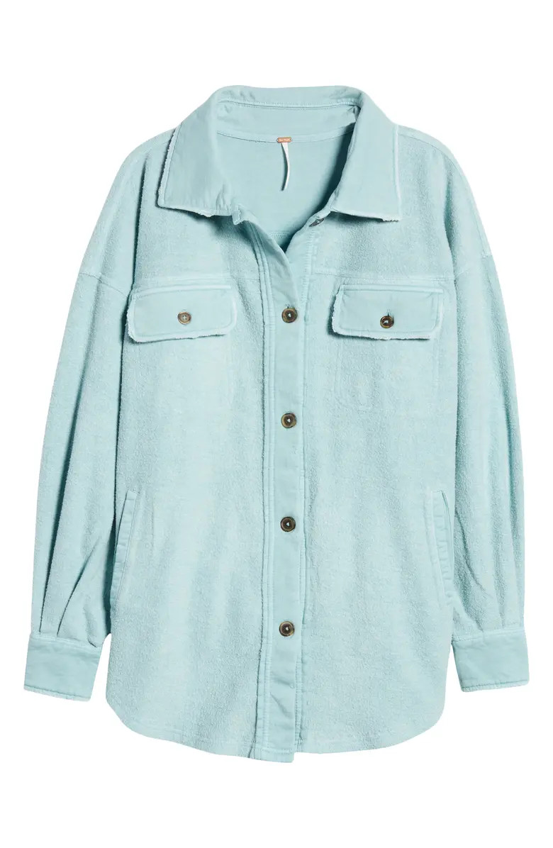 Free People Ruby Fleece Shirt Jacket | Nordstrom | Nordstrom