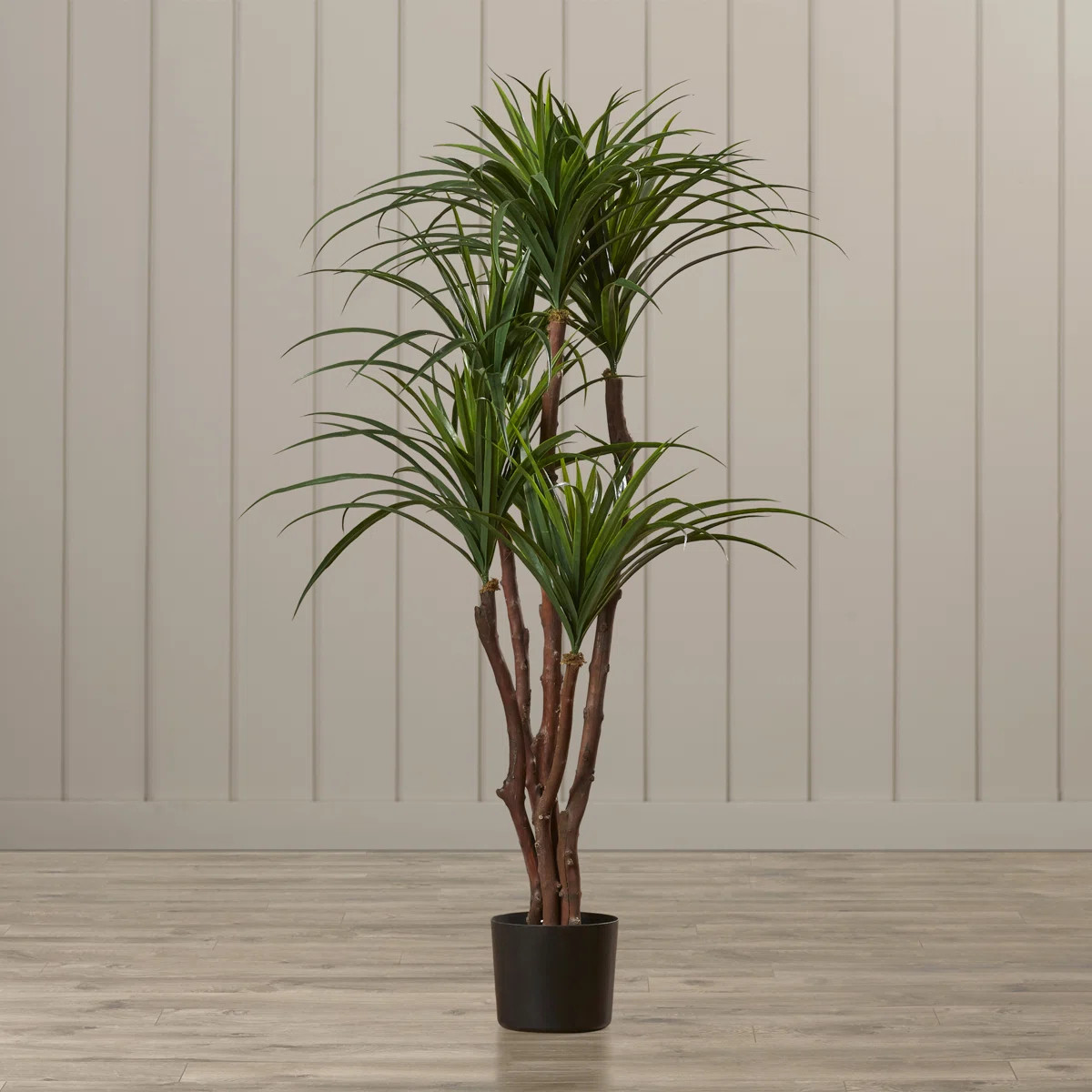 Pure Garden 51" Tropical Yucca Artificial Tree - Faux Plants Indoor and Outdoor Use with Natural ... | Wayfair North America