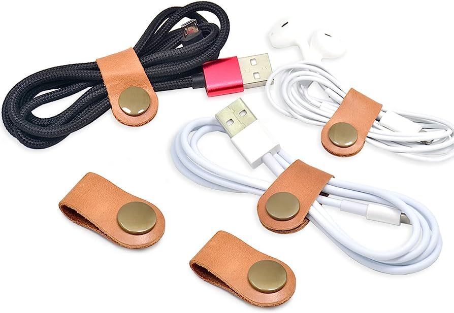CAILLU Cord Organizer,Cord Keeper,Cable Organizer USB Holder,Cable Management,Cable Straps,Earbud... | Amazon (US)
