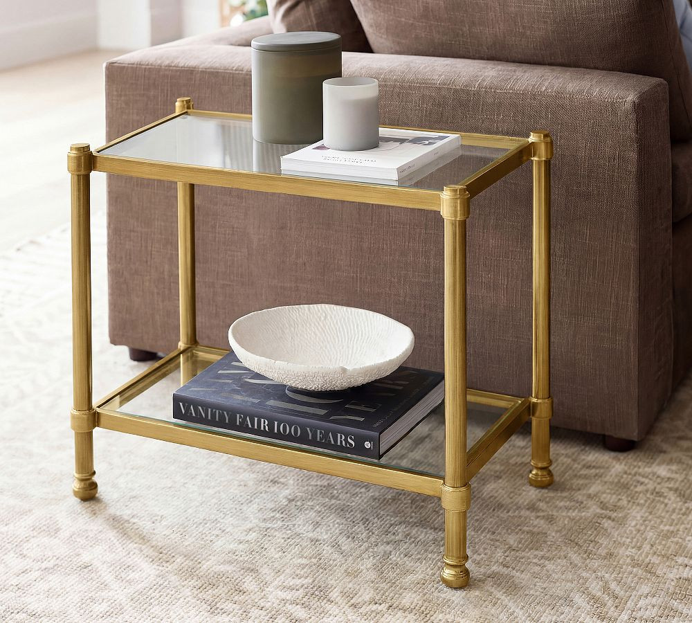 Everson Rectangular Side Table (13.5") | Pottery Barn (US)