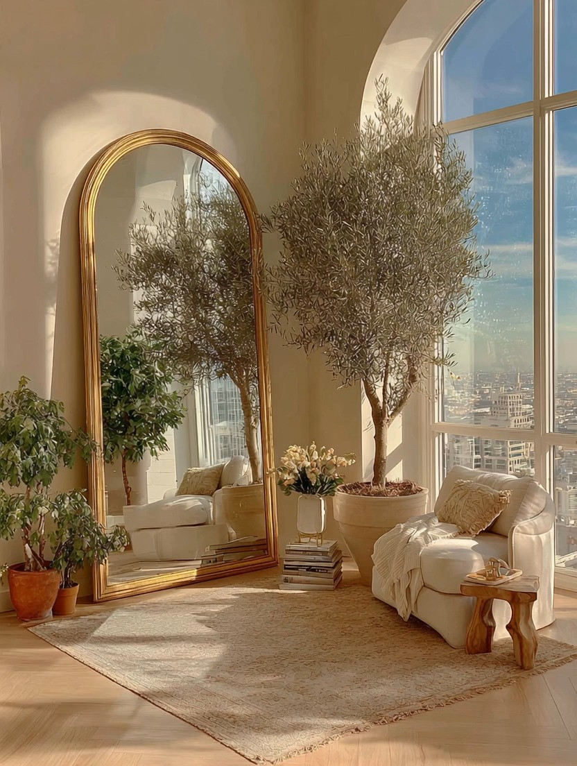If there’s one piece that instantly transforms a space… it’s this.

An oversized gold-framed mirror.

It doesn’t just fill a corner—it reflects light, expands the room, and quietly doubles the energy of your space. That’s why it feels so elevated, so complete.

Now pair it with something living.

An olive tree brings softness, movement, and that natural balance every room needs. Together, they create a corner that feels styled without trying too hard.

This is the kind of space that draws you in—
for a quiet moment, a reflection, or even a simple photo that suddenly feels beautiful.

And the best part?
You don’t need a full room makeover. Just one empty corner is enough.

Explore our curated edit of oversized gold mirrors and statement plants, with multiple sizes and styles—all linked below to help you create this effortlessly elevated look.

#MirrorStyling #FengShuiHome #ElevatedInteriors 

 #LTKHome