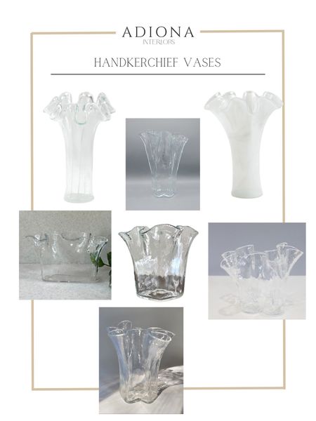 Handkerchief vases

#LTKHoliday #LTKhome #LTKSeasonal