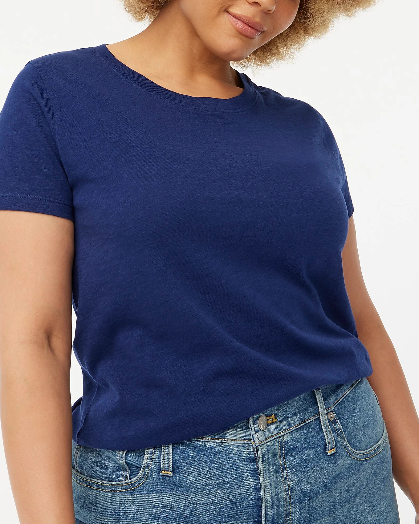Short-sleeve girlfriend crewneck tee | J.Crew Factory