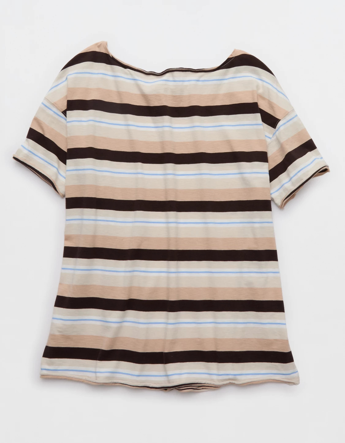 Aerie Off The Shoulder Oversized Boyfriend T-Shirt | American Eagle Outfitters (US & CA)
