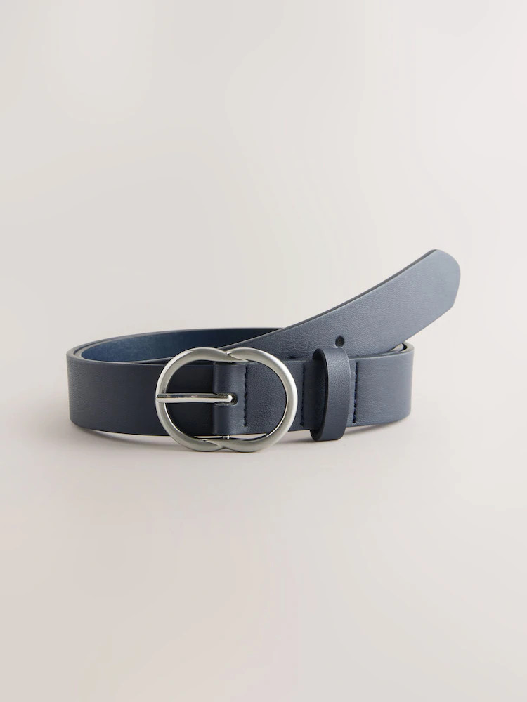 Navy Regular PU Belt | Next AU