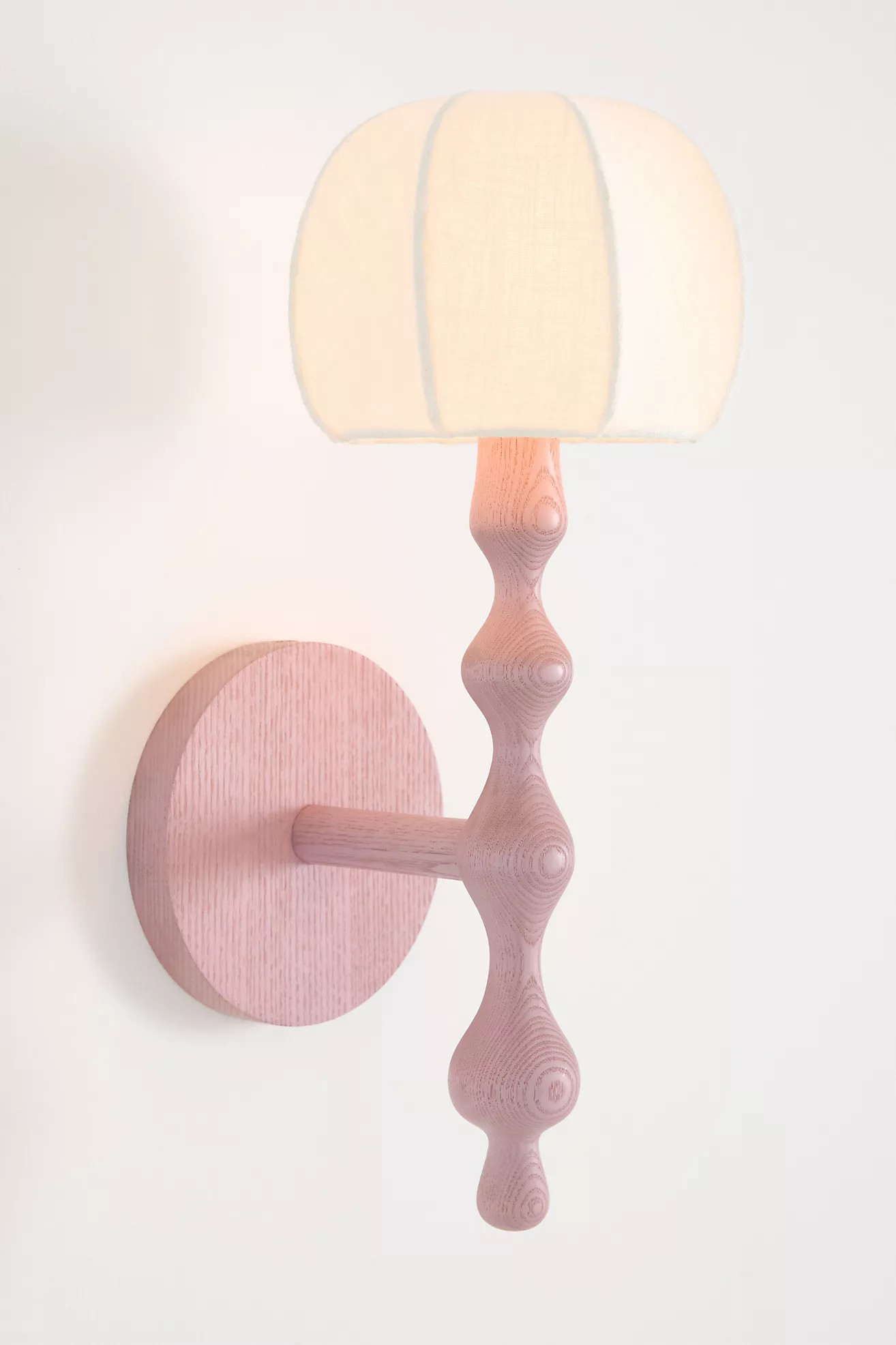 LALA Reimagined Wood Shaded Sconce Wall Light | Anthropologie (US)