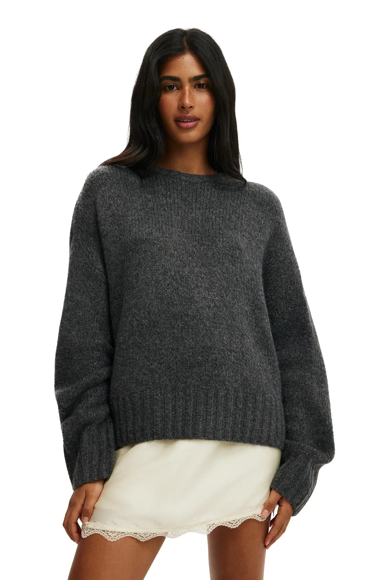 Cotton On Women's Luxe Crew Neck Sweater (Women) | Nordstrom | Nordstrom