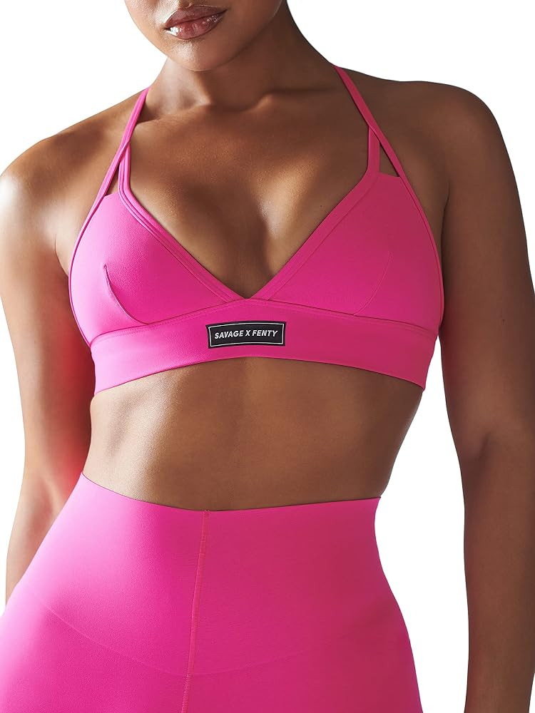 Savage x Fenty Womens Spotlight Low-Impact Sports Bra | Amazon (US)