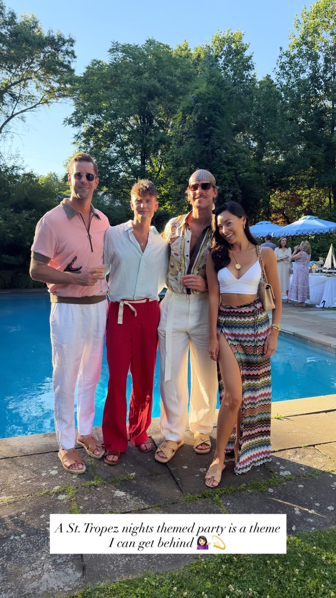 A St. Tropez nights themed party is a theme I can get behind 💁🏻‍♀️💫 Missoni skirt.

#LTKootd #LTKSeasonal