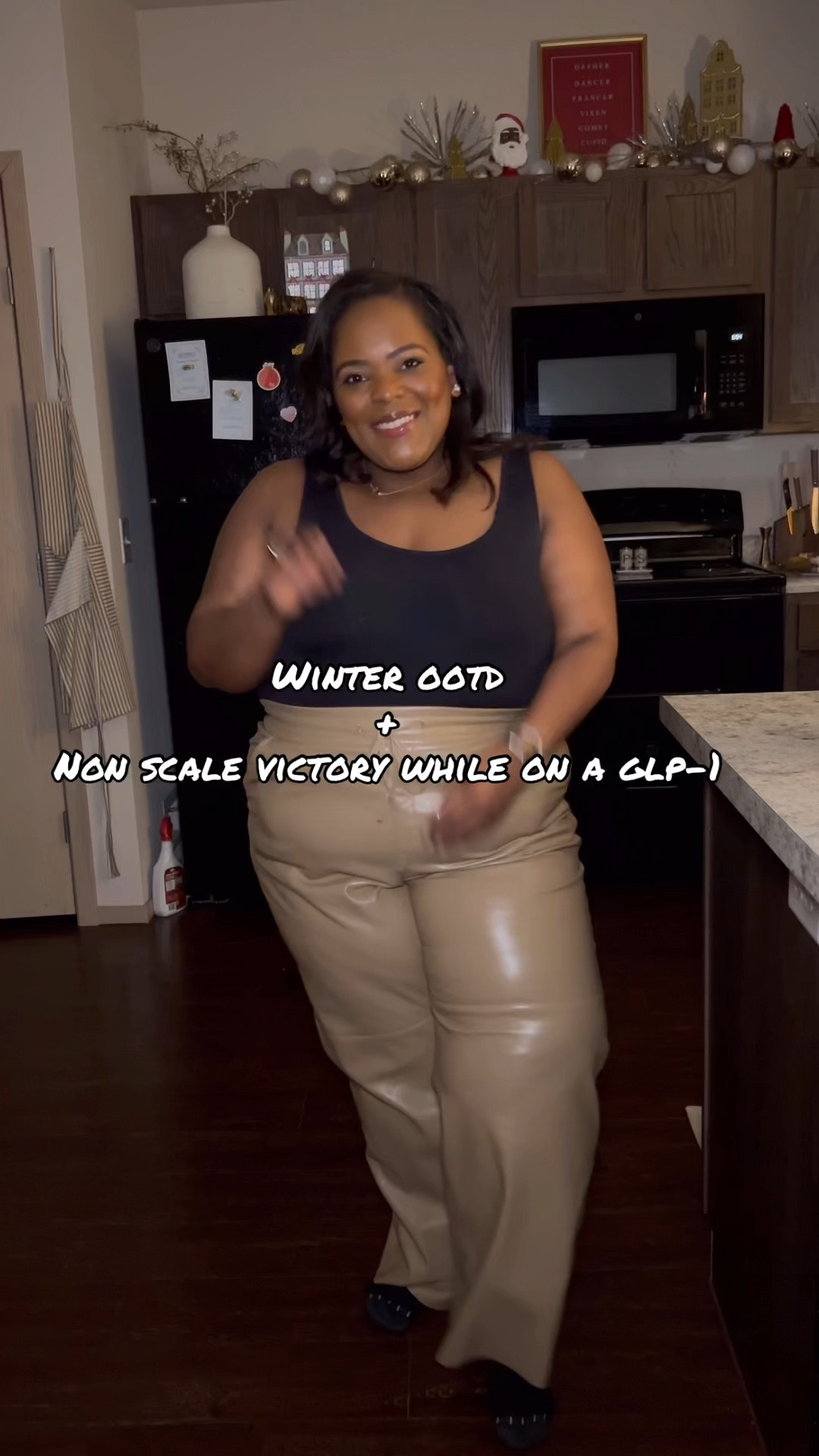 Winter outfit 
Snow day
Plus size
Faux leather pants
Pinterest outfit
Good American
Loft
Gucci belt
GLP-1 girly 🎀

#LTKSeasonal #LTKPlusSize #LTKWatchNow