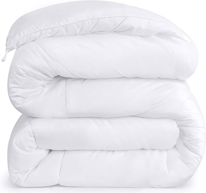 Utopia Bedding Comforter - All Season Comforters Queen Size - Plush Siliconized Fiberfill - White... | Amazon (US)