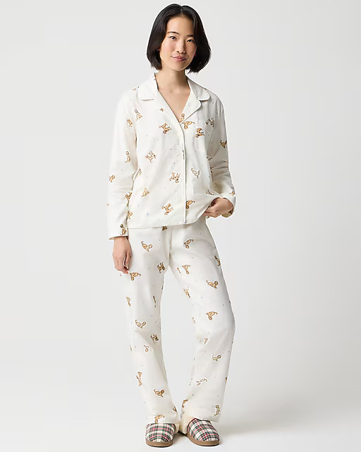 Petite flannel pajama set | J.Crew Factory