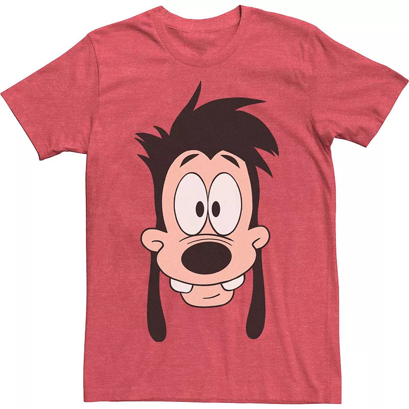 Disney's A Goofy Movie Max Men's Big Face Tee, Size: 3XL, Red Grey | Kohl's
