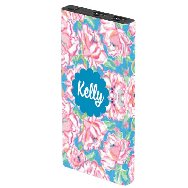Monogram Bunch of Roses Power Bank | Classy Chargers