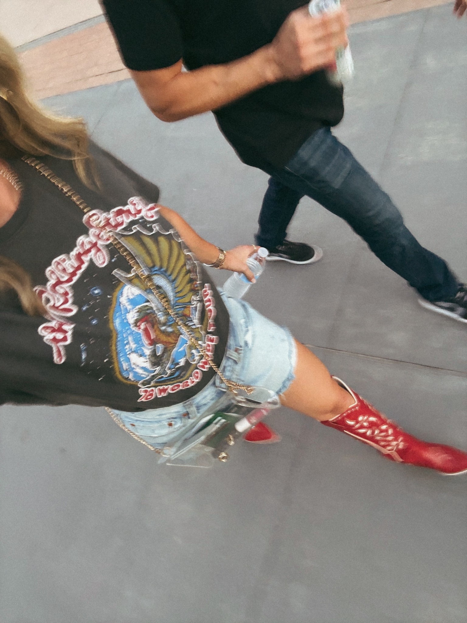 Country concert outfit, red cowboy boots, denim skirt, festival outfit, vintage tee, band tee, summer concert, Jason Alden, Morgan Wallen 

#LTKParties #LTKStyleTip #LTKShoeCrush