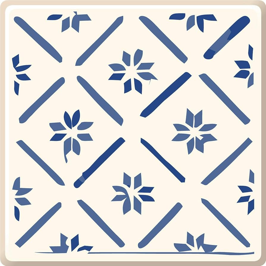 Spanish Portuguese Azulejo Style Peel and Stick Backsplash Tile Stickers Set of 16 pcs(3.9_35) | Amazon (US)