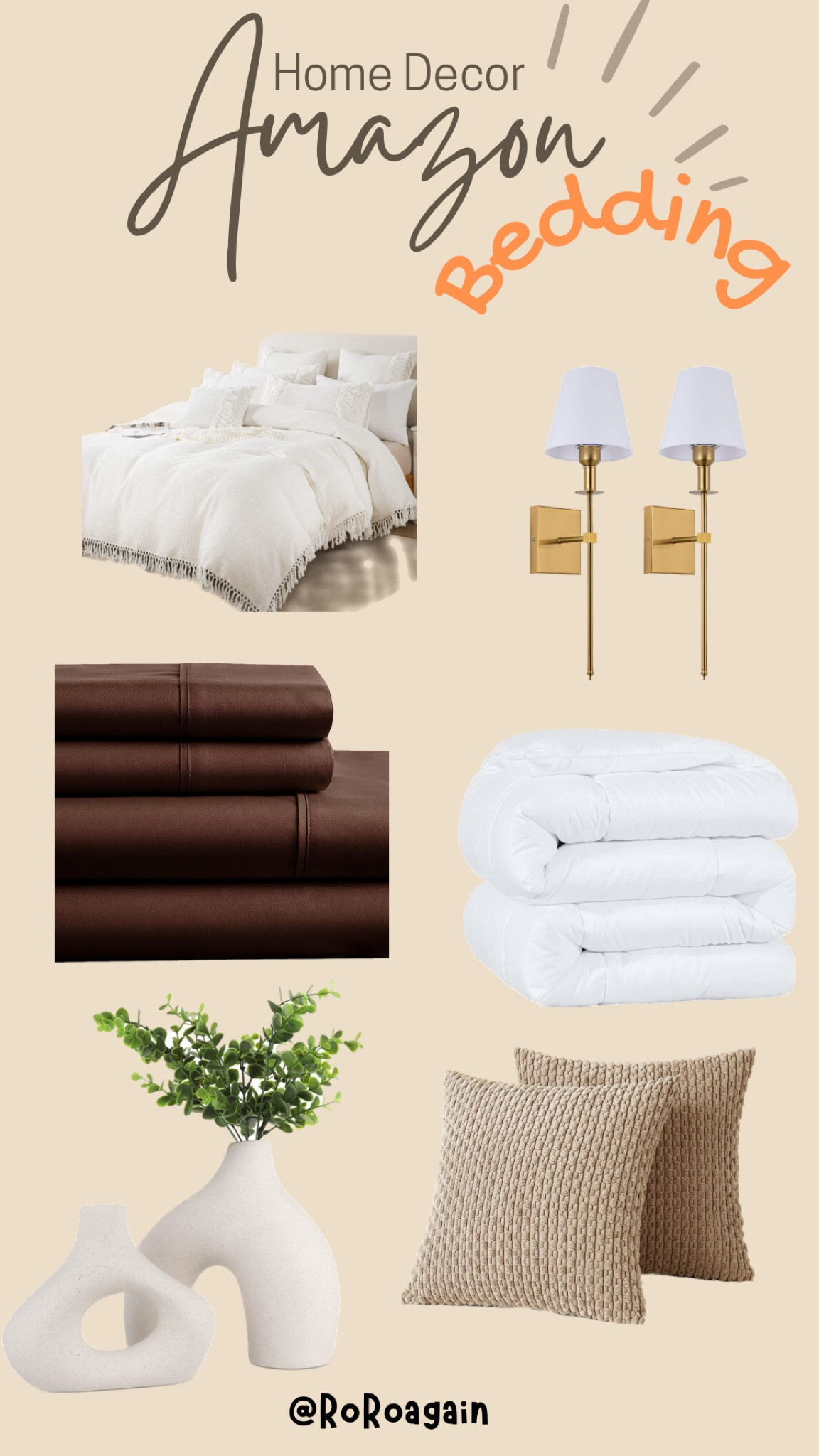 Amazon Bedding essentials, esenciales para tu Bedroom 

#LTKunder100 #LTKFind #LTKhome