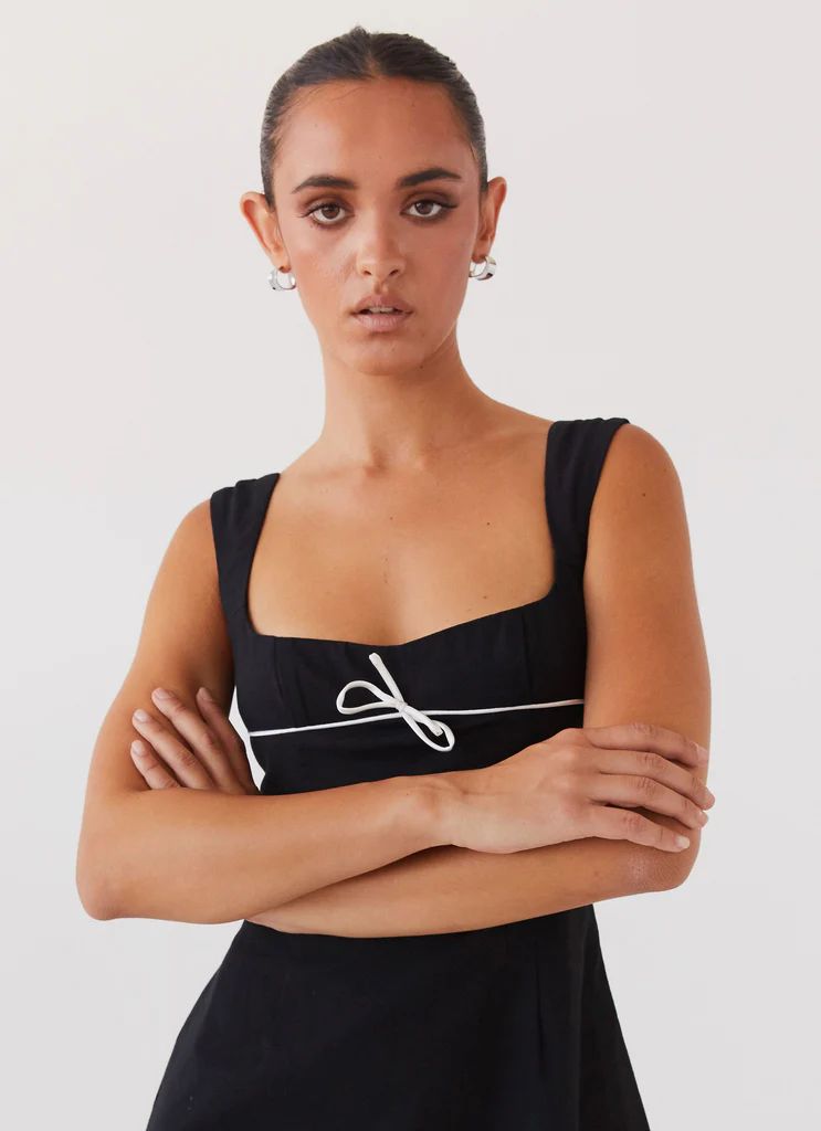 Cadence Mini Dress - Black | Peppermayo (Global)