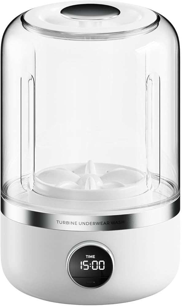 Mini portable washing machine, 1.2L small washing machine, can be used for underwear, socks, sali... | Amazon (US)