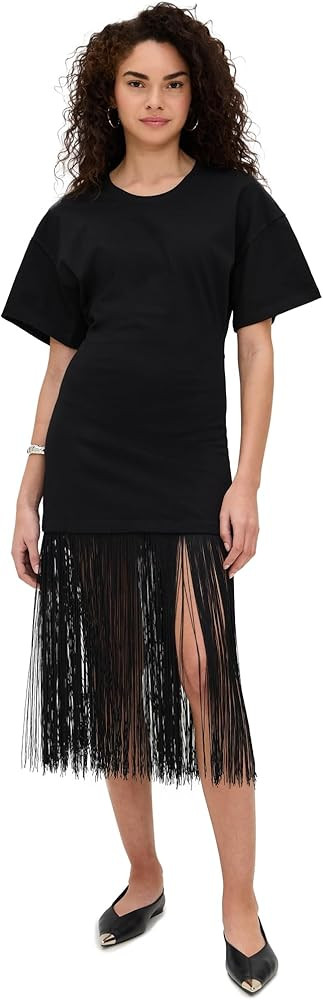 Pixie Market Women's Fringe Cotton Tee Dress | Amazon (US)