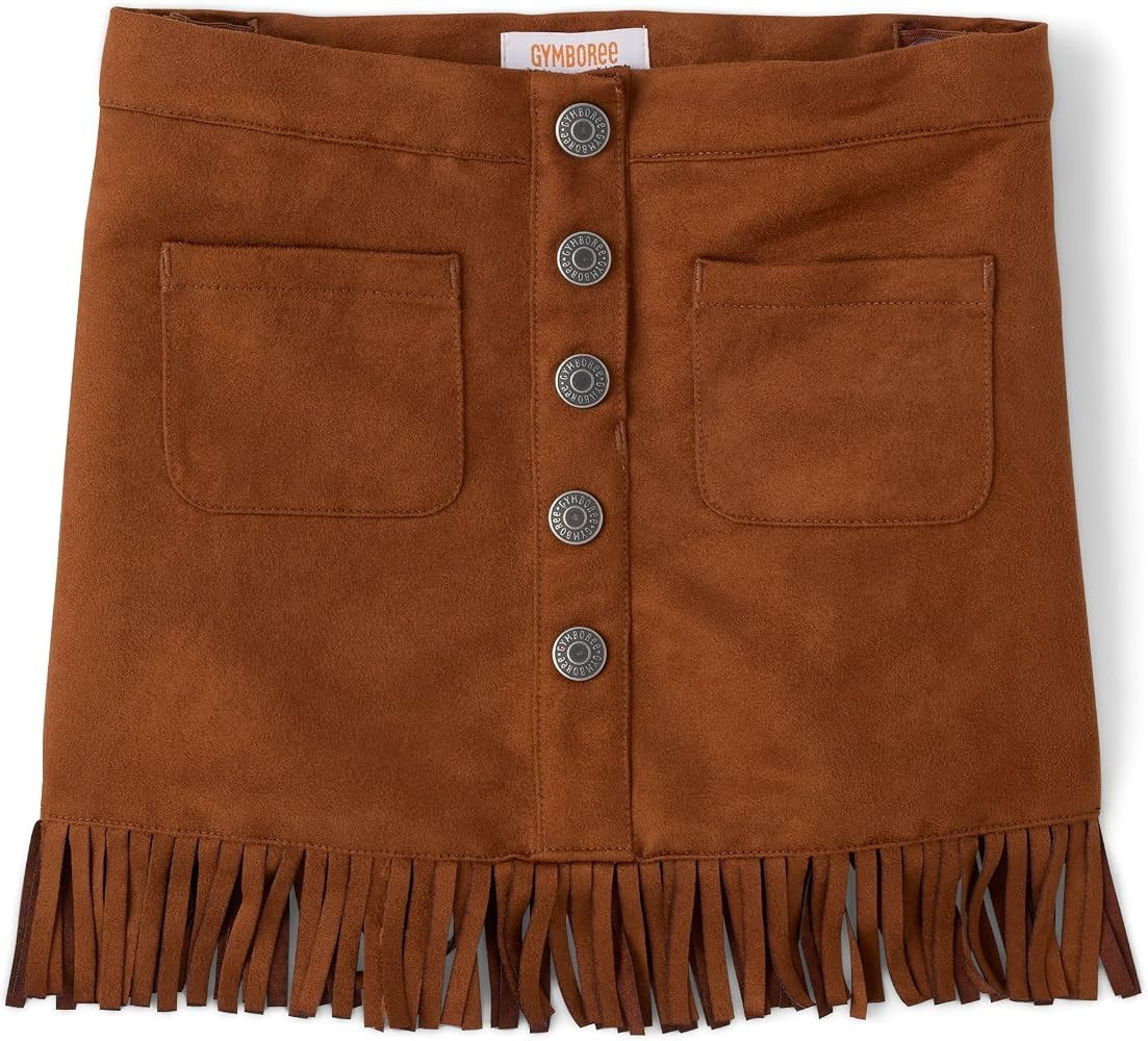 Gymboree Girls' and Toddler Suede Fringe Skirtss | Amazon (US)