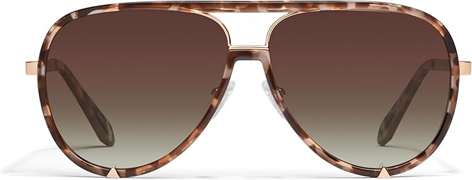 Quay - Women's Sunglasses, Oversized Aviator Shades, UV Protection Lenses (High Profile) | Amazon (US)