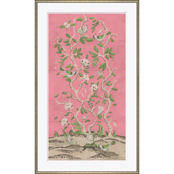 Ditchley Park In Pink by Dana Gibson | Wayfair North America