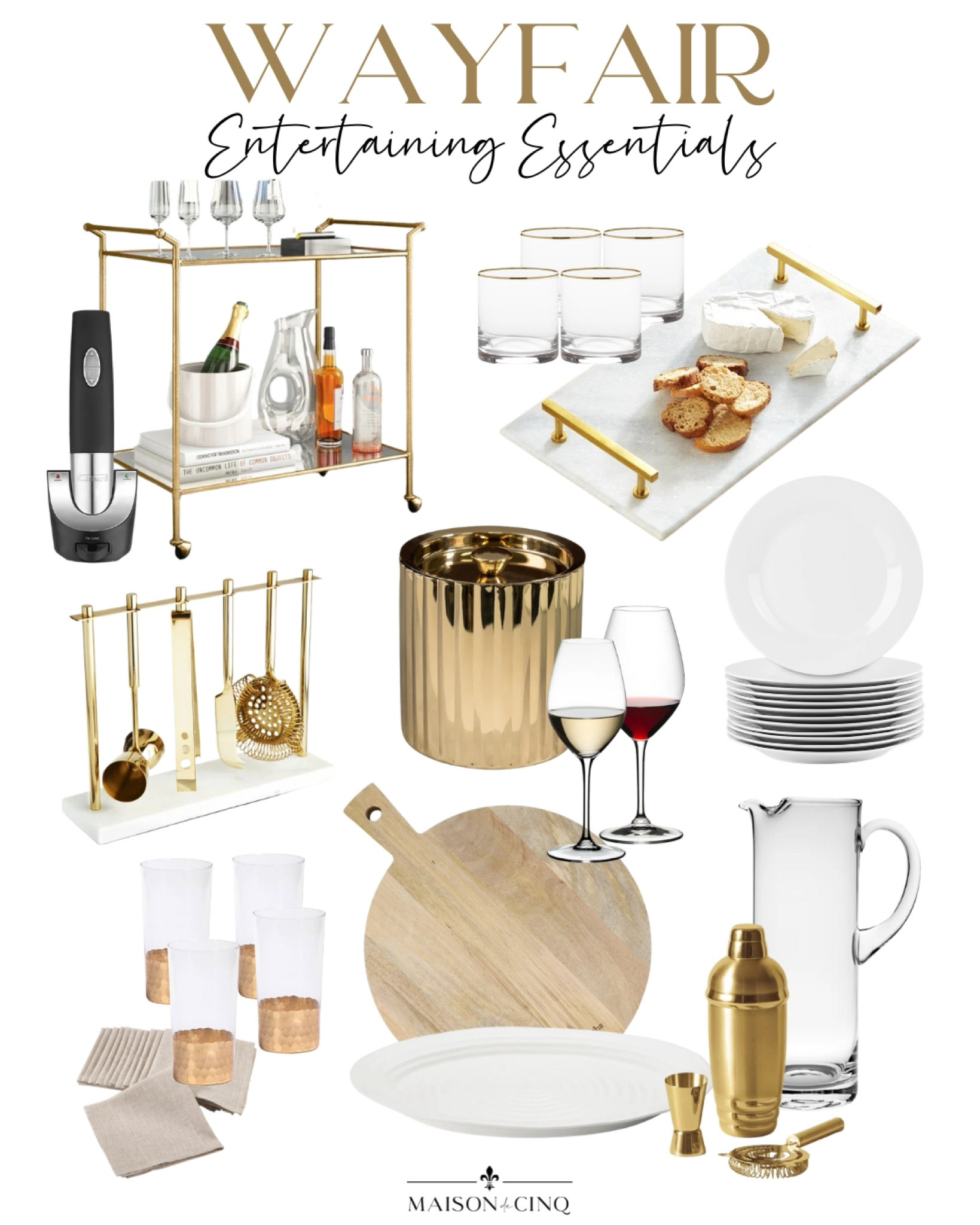 @Wayfair has lots of entertaining essentials to help get you holiday party ready! And everything is up to 80% off + free shipping for Black Friday!

Holiday entertaining, barware, tabletop, holiday essentials 

#wayfair, #wayfairpartner 

#LTKCyberWeek #LTKHoliday #LTKHome