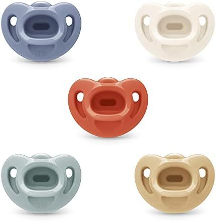 NUK Comfy Orthodontic Pacifiers, Timeless Collection, 6-18 Months, 5 Count | Amazon (US)