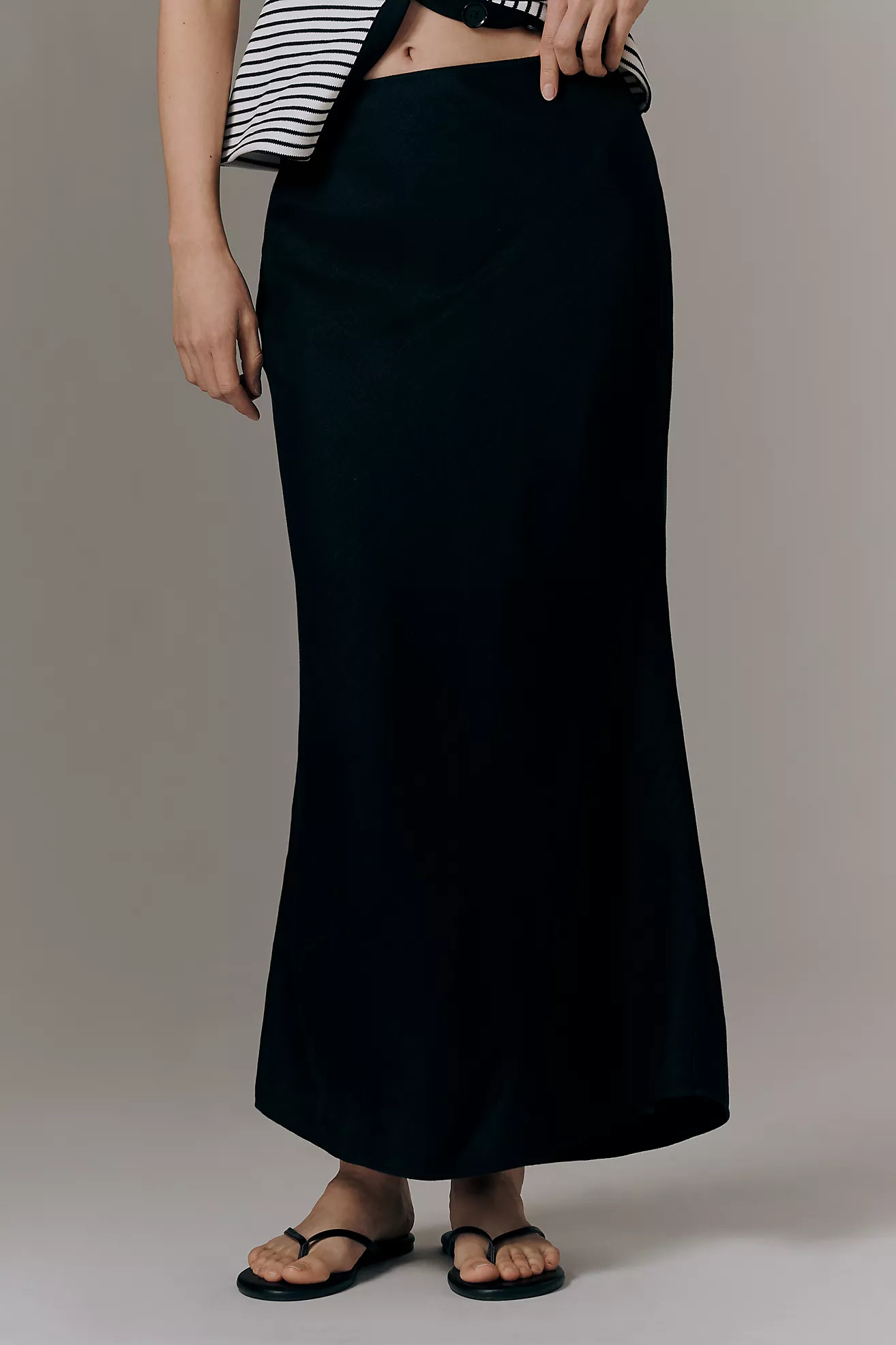 Tilda Maxi Slip Skirt: Linen Edition | Anthropologie (US)