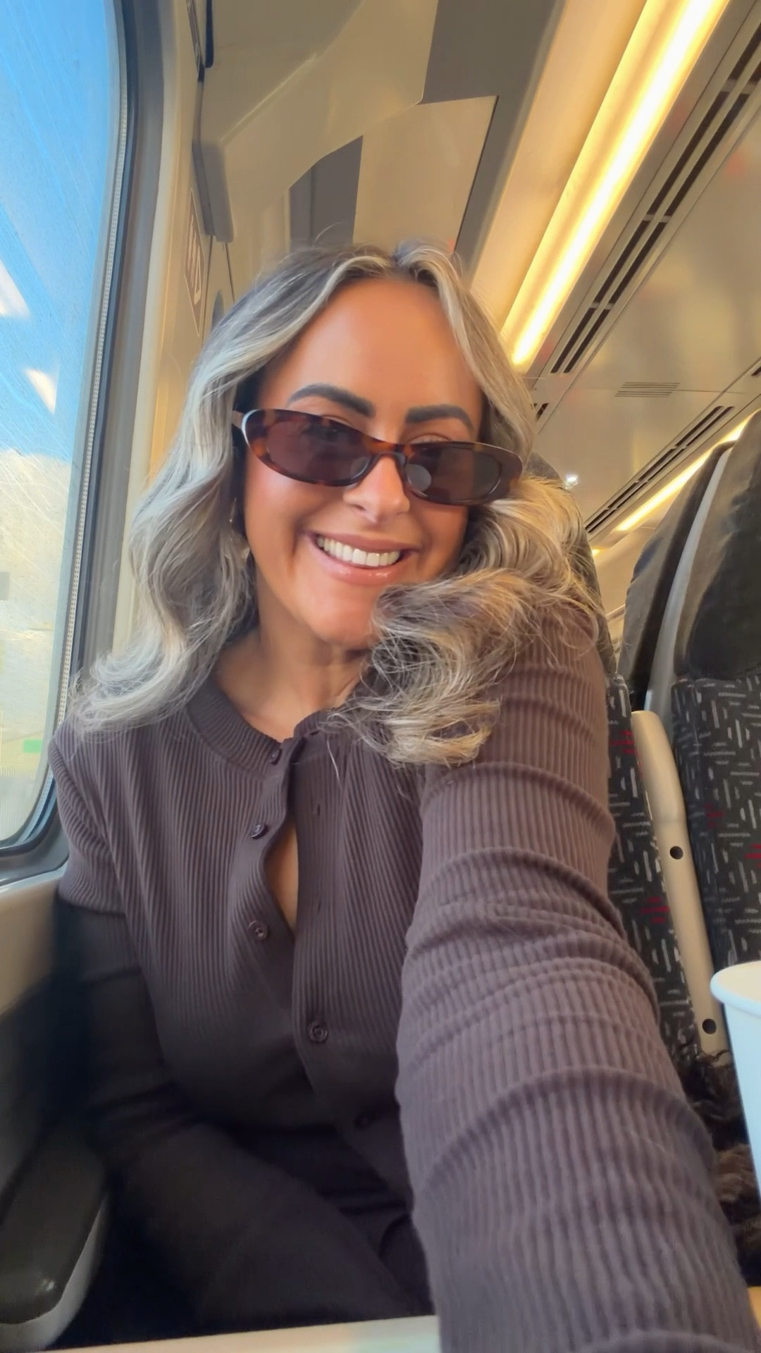 Lipgloss FENTY glow 
Lip liner strip down 
Lipstick modesty

Comb and sunglasses are old so I’ve linked similar! 

#LTKbeauty #LTKuk