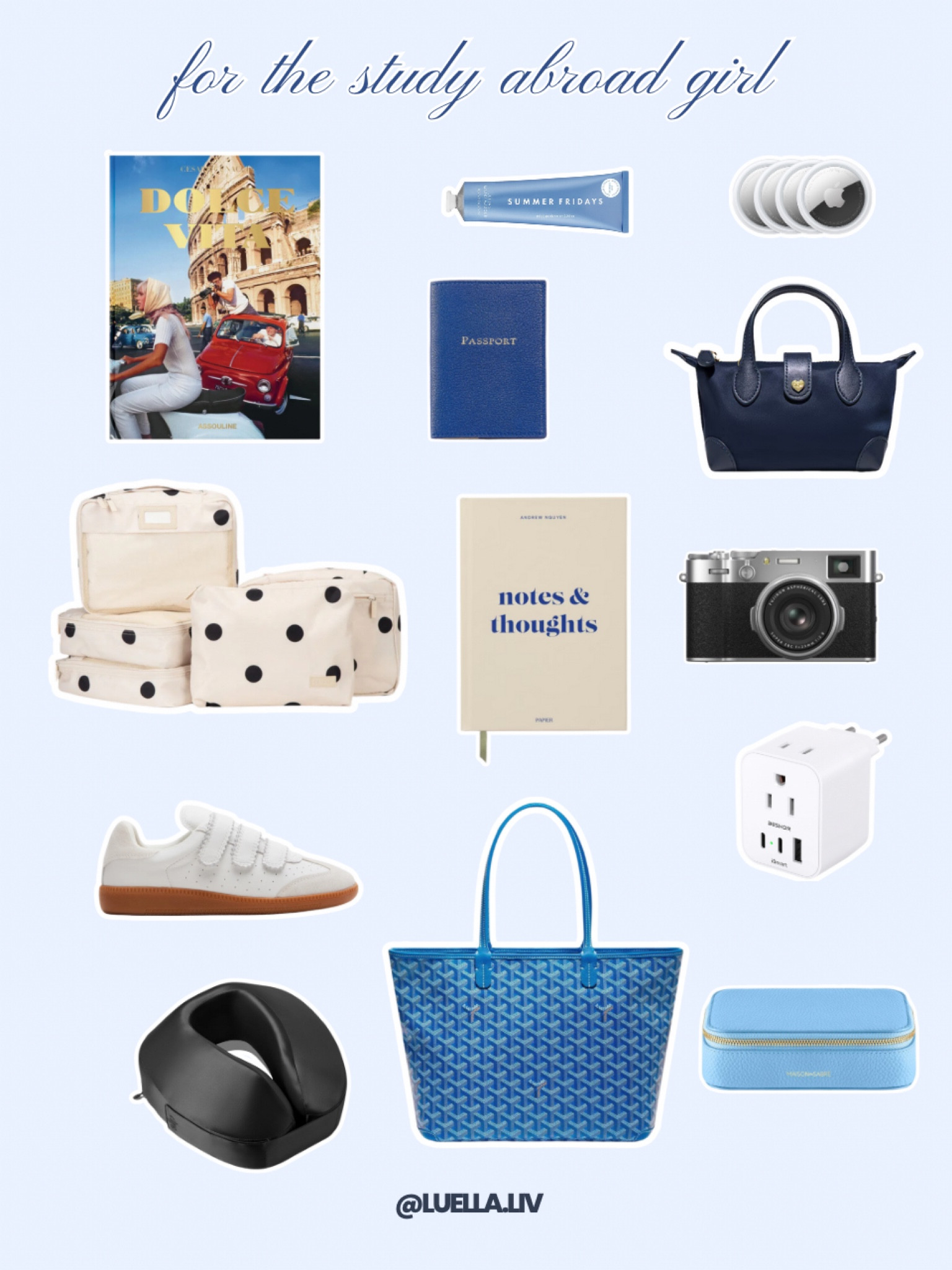 Christmas gift guide: for the study abroad girl/travel lover ✈️🇮🇹

#LTKHoliday #LTKGiftGuide #LTKU