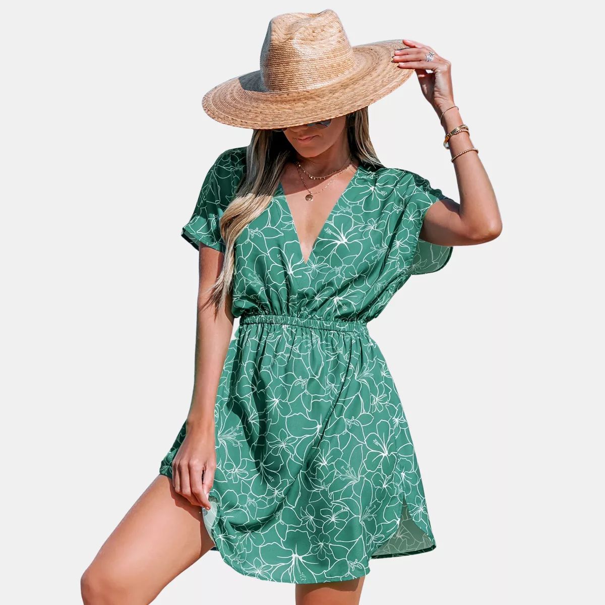 Women's Tropical Dream Cover-Up Dress - Cupshe | Target