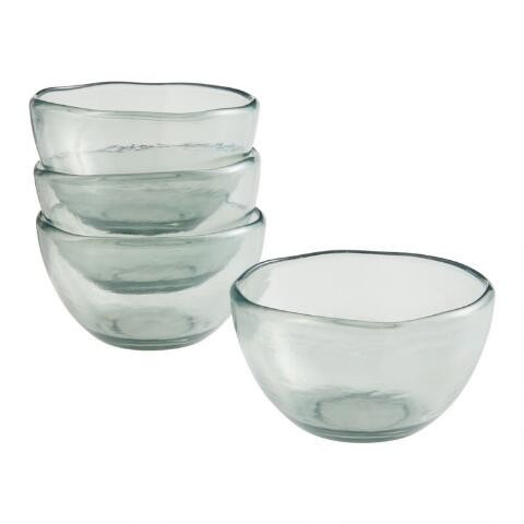 Textured Acrylic Alfresco Dip Bowl 4 Pack | World Market