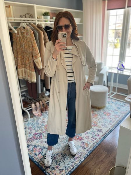 A light weight Trench coat is a Spring Wardrobe Staple! It’s the most versatile and classic wardrobe update to invest in.

Wearing my favourite under $100 jeans! Size up if in between sizes as there’s no stretch.

Spring outfit, trench coat, jeans 

#LTKmidsize #LTKover40 #LTKSeasonal
