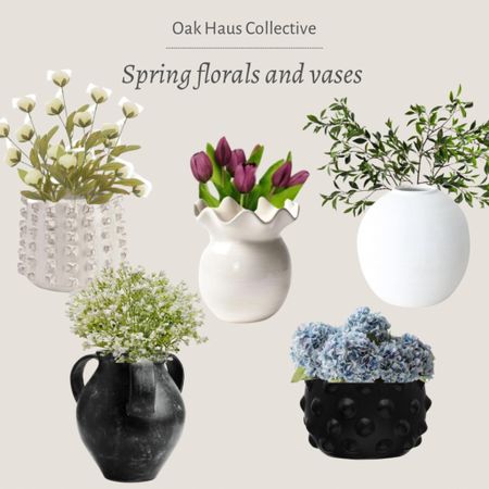 Spring florals & vases!🤍

Spring florals, spring stems, vases and florals, vases, home decor, spring sale, spring refresh, black vase, white vase

#LTKhome #LTKstyletip #LTKfamily
