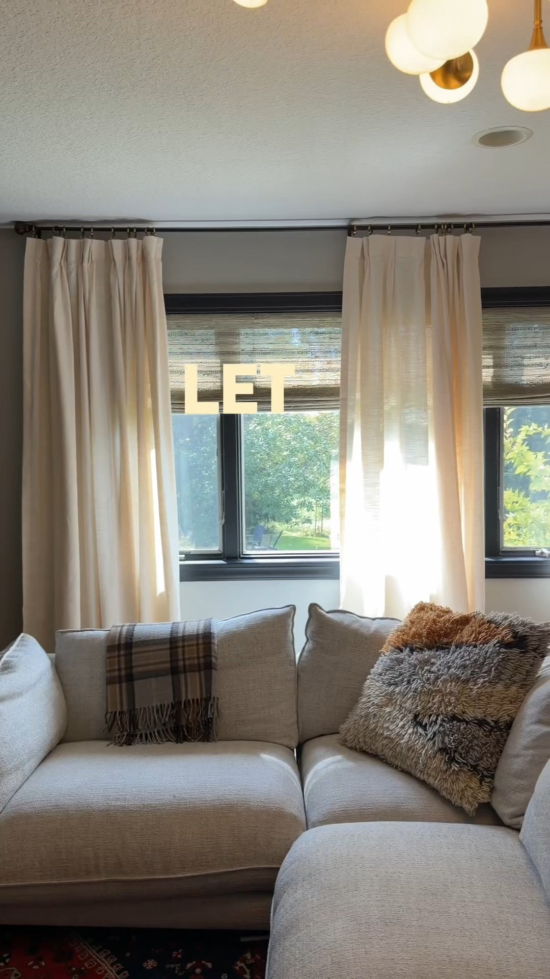 Best way to glow up a room for the season? Swap the curtains. 🤎 Best thing we did was instead of 2, incorporated 3 panels. These are the Rowan Light Filtering Linen Curtain from @joydeco. They elevated this room in a whole new way. Soft light, zero glare, and that linen texture.

Find them at Joydeco.com, use code JMM at checkout to save 25% ✨

#LTKSeasonal #LTKHome