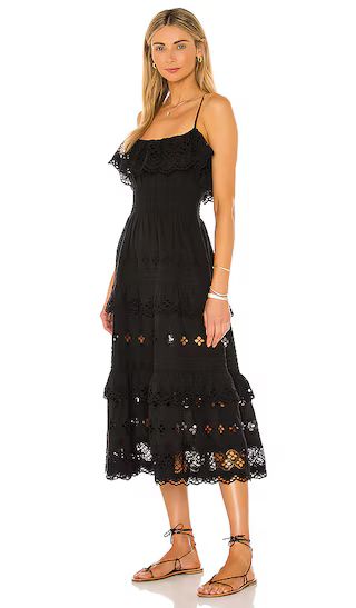 Dallas Midi Dress in Black | Revolve Clothing (Global)