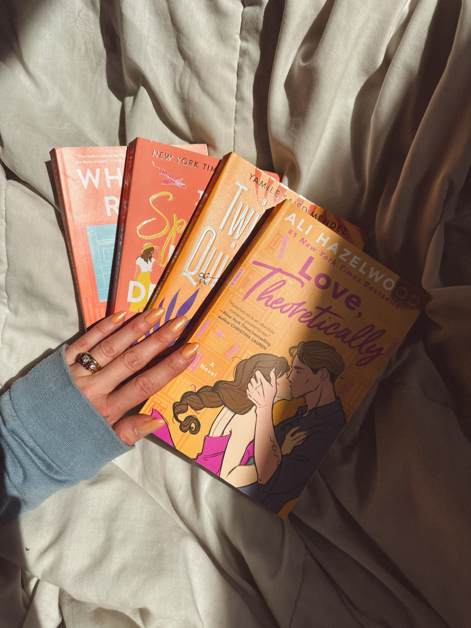 National Nail Polish Day 💅🏼 

Been doing my nails at home for 5+ years now and love that I can change them up however I want. These are my natural nails with builder gel over to help them not break. If I do happen to break one or want to change the length, I’ll use jelly tips to extend them until my nails grow out. 

Linked my products & these books you should definitely read too 🧡

#LTKStyleTip #LTKBeauty #LTKSeasonal