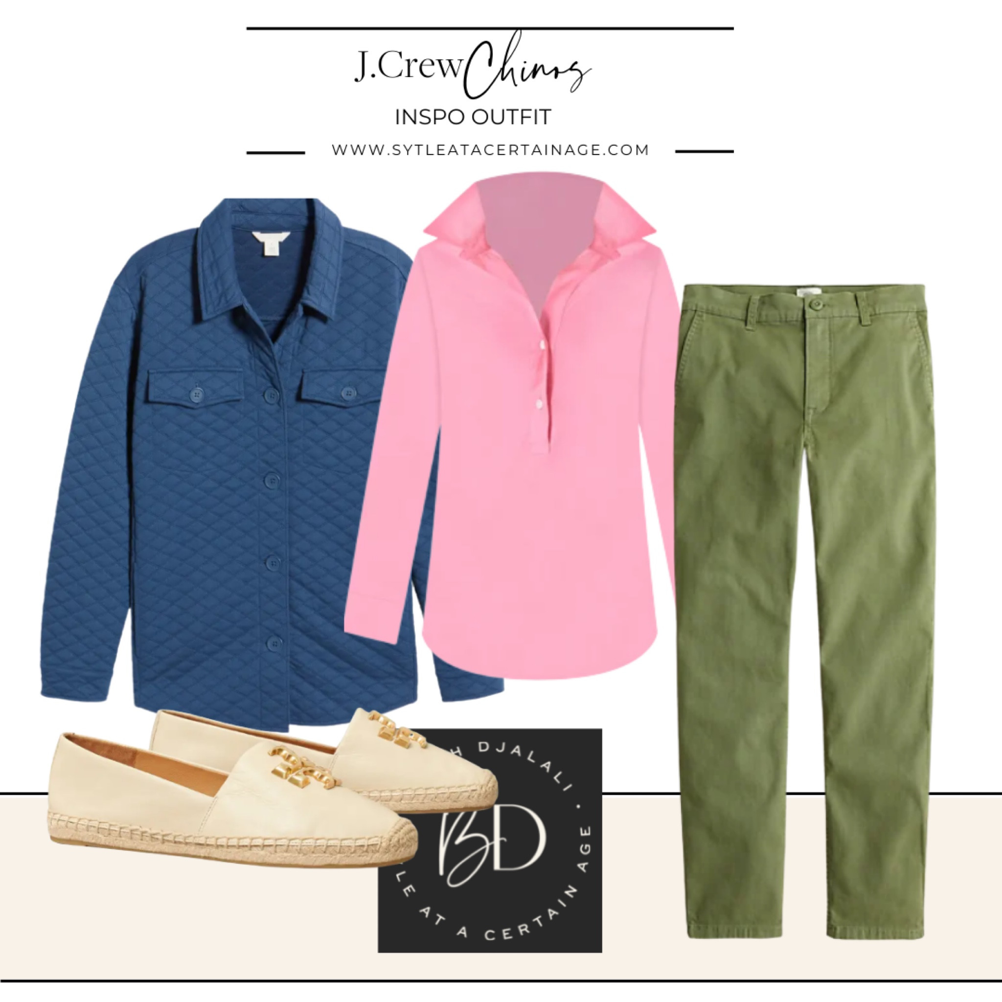 J.Crew chinos inspiration outfit 